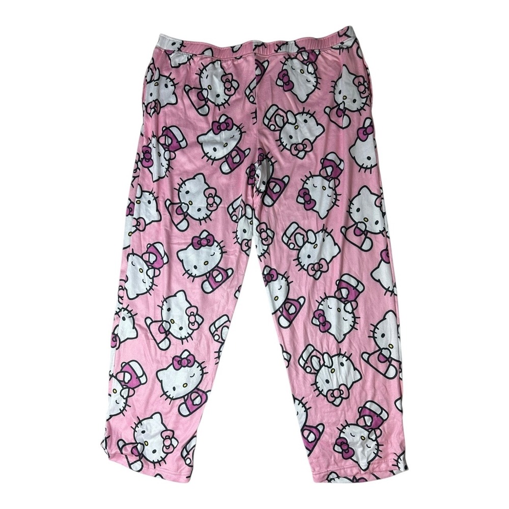 Hello Kitty Lounge Pajama Pants Womens XL Pink Sanrio Sleepwear Size XL - Picture 3 of 8